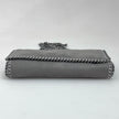 Stella McCartney Borsa Falabella Fold Over Shaggy Deer Grigio Chiaro
