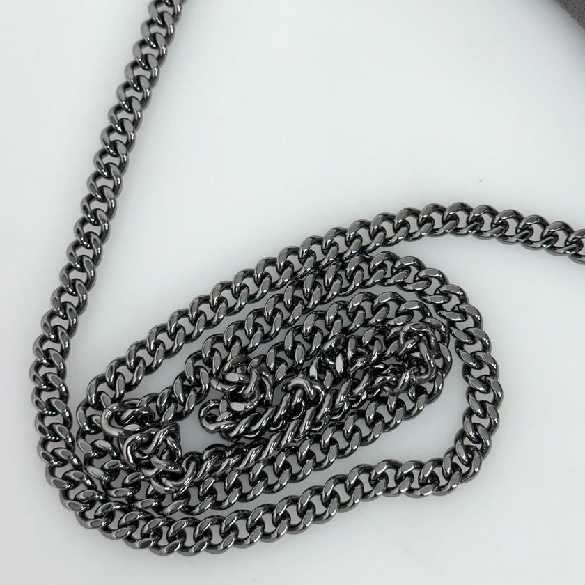 Stella McCartney Borsa Falabella Fold Over Shaggy Deer Grigio Chiaro