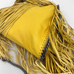 Stella McCartney Borsa Falabella Fringe gialla con catena argento