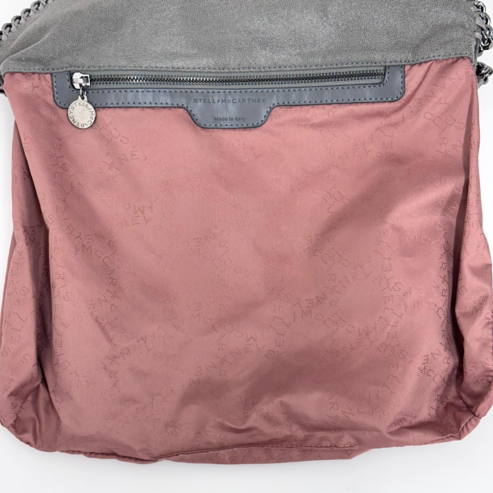 Stella McCartney Borsa Falabella Grande Pieghevole Grigia