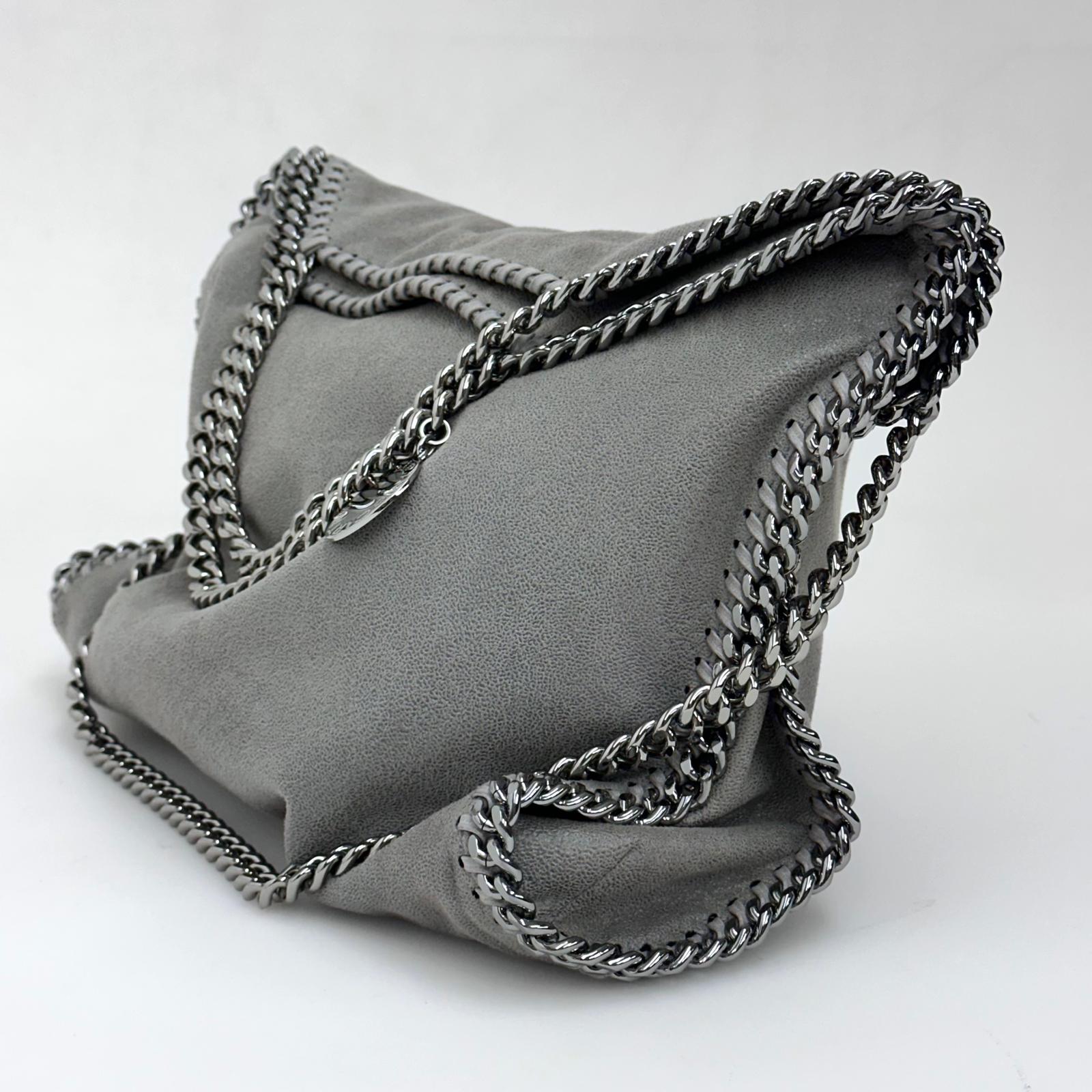 Stella McCartney Borsa Falabella Grande Pieghevole Grigia