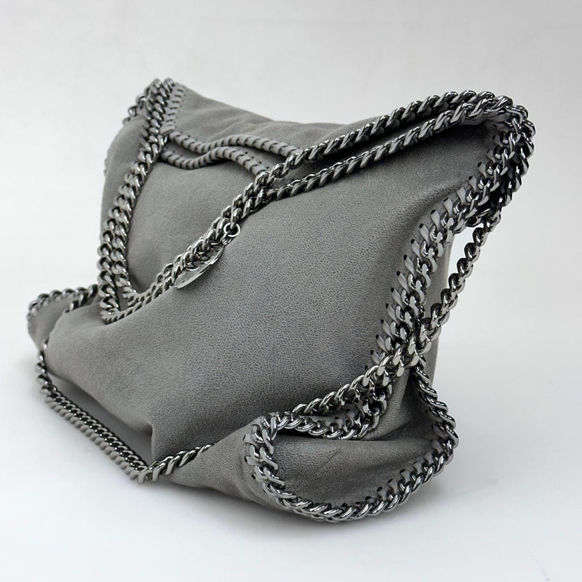Stella McCartney Borsa Falabella Grande Pieghevole Grigia