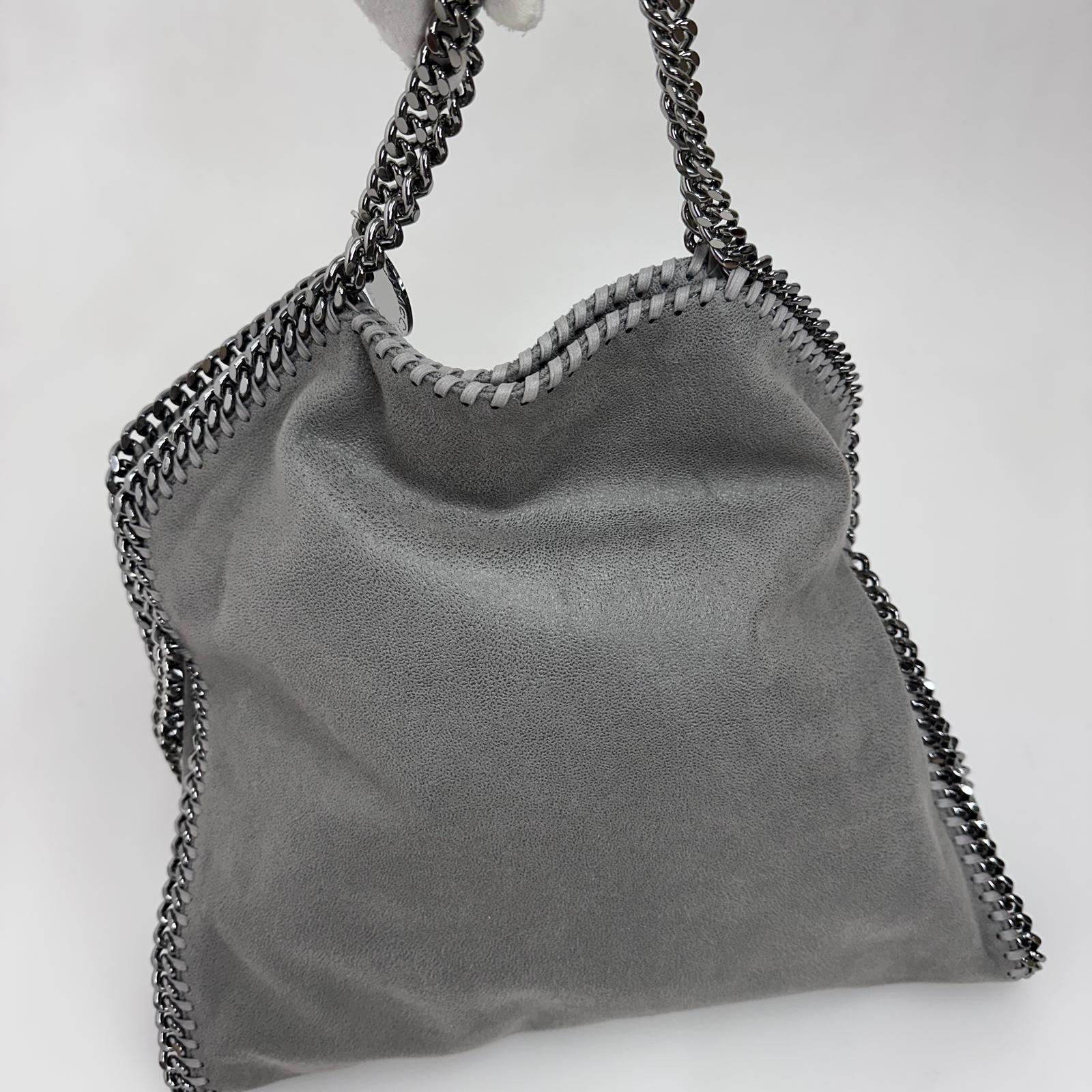 Stella McCartney Borsa Falabella Grande Pieghevole Grigia