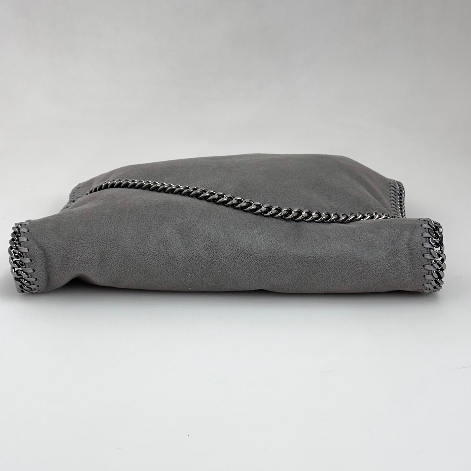 Stella McCartney Borsa Falabella Grande Pieghevole Grigia