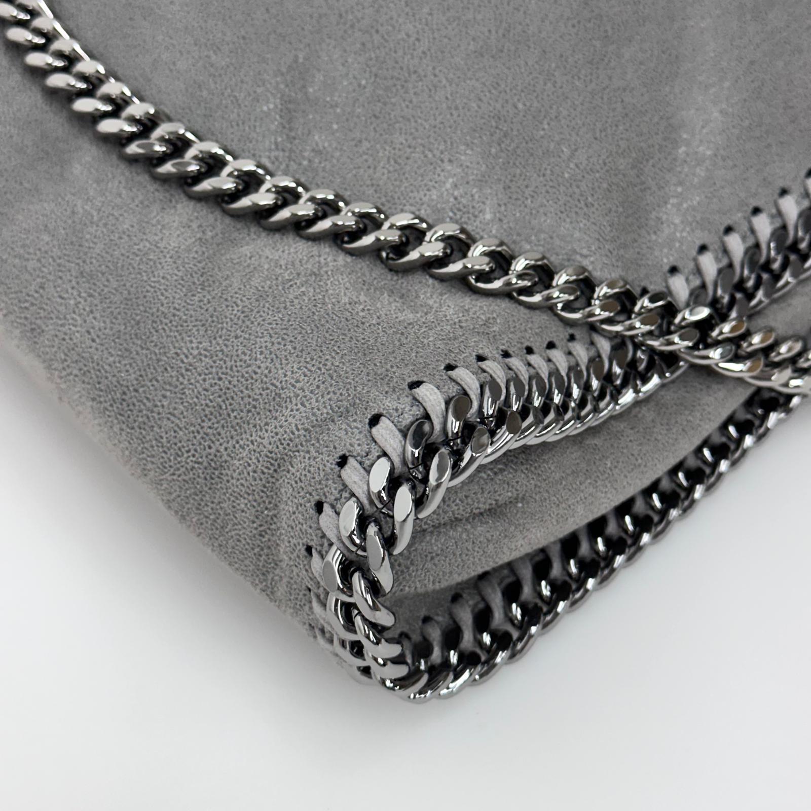 Stella McCartney Borsa Falabella Grande Pieghevole Grigia
