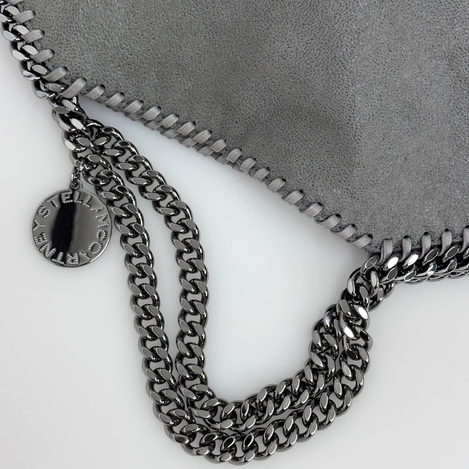 Stella McCartney Borsa Falabella Grande Pieghevole Grigia