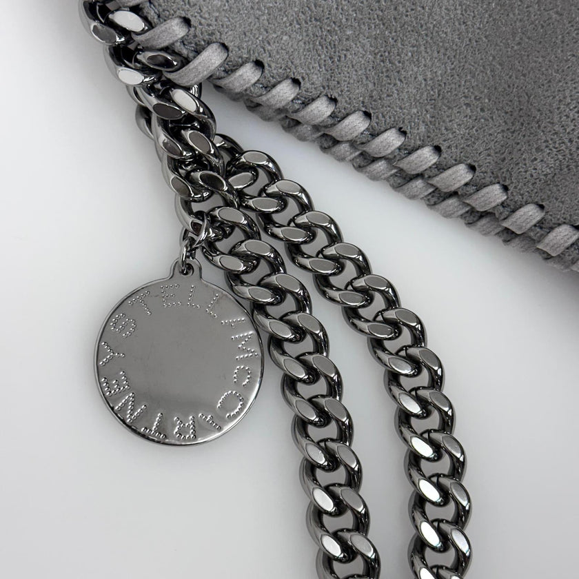 Stella McCartney Borsa Falabella Grande Pieghevole Grigia