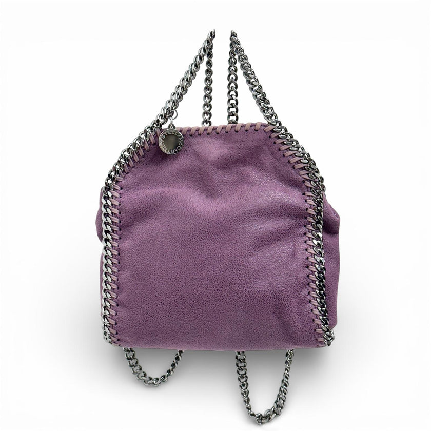 Stella McCartney Borsa Falabella Micro in eco suede rosa malva