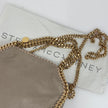 Stella McCartney Borsa Falabella Mini Beige con Catena Oro
