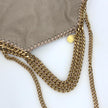 Stella McCartney Borsa Falabella Mini Beige con Catena Oro