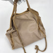 Stella McCartney Borsa Falabella Mini Beige con Catena Oro