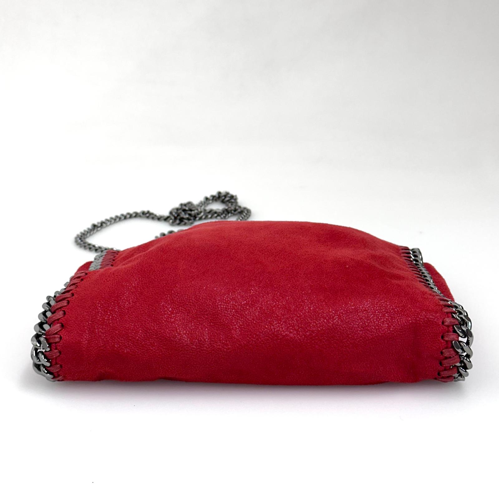 Stella McCartney Borsa Falabella Mini Tote Rossa