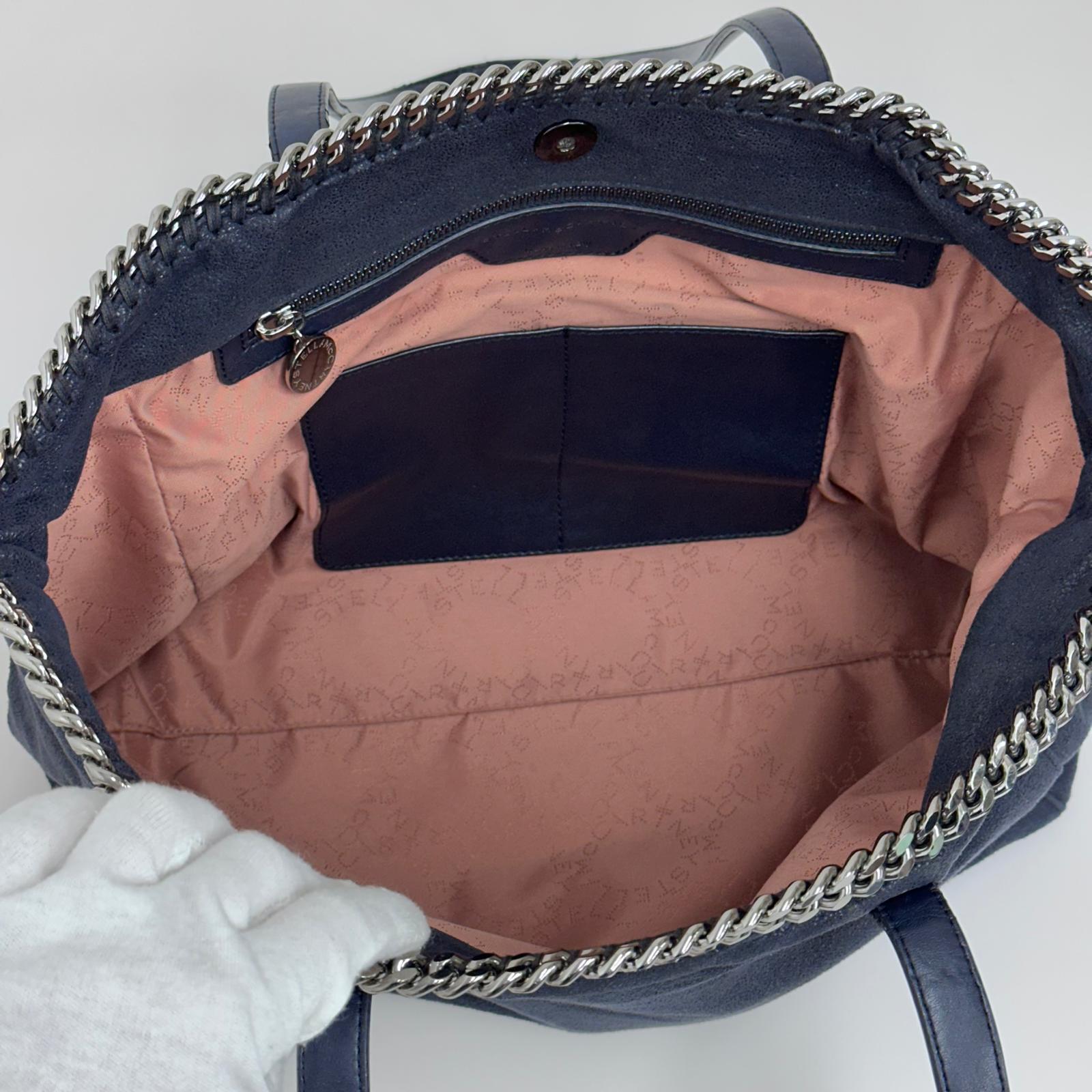 Stella McCartney Borsa Falabella Shopper Tote Blu Navy