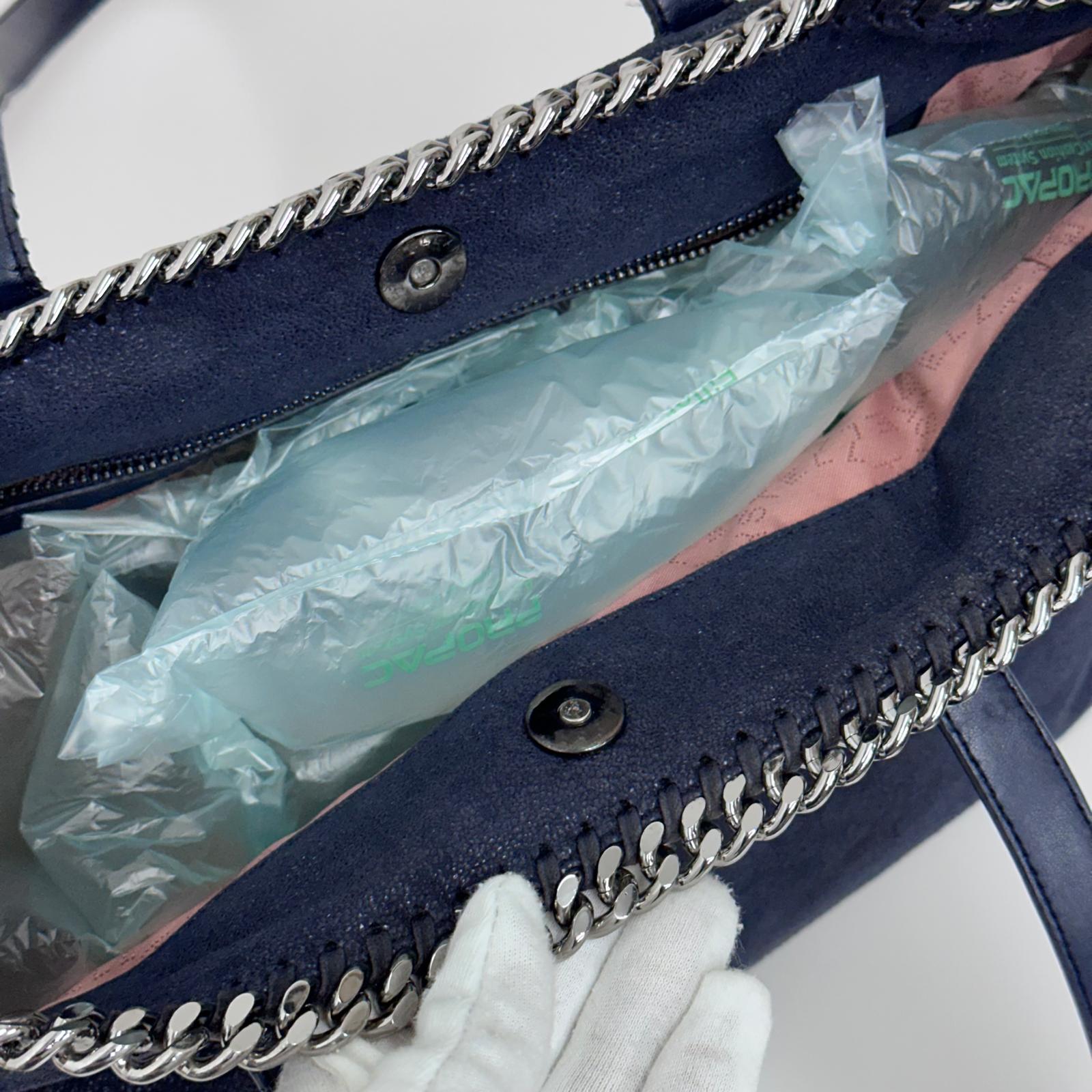 Stella McCartney Borsa Falabella Shopper Tote Blu Navy