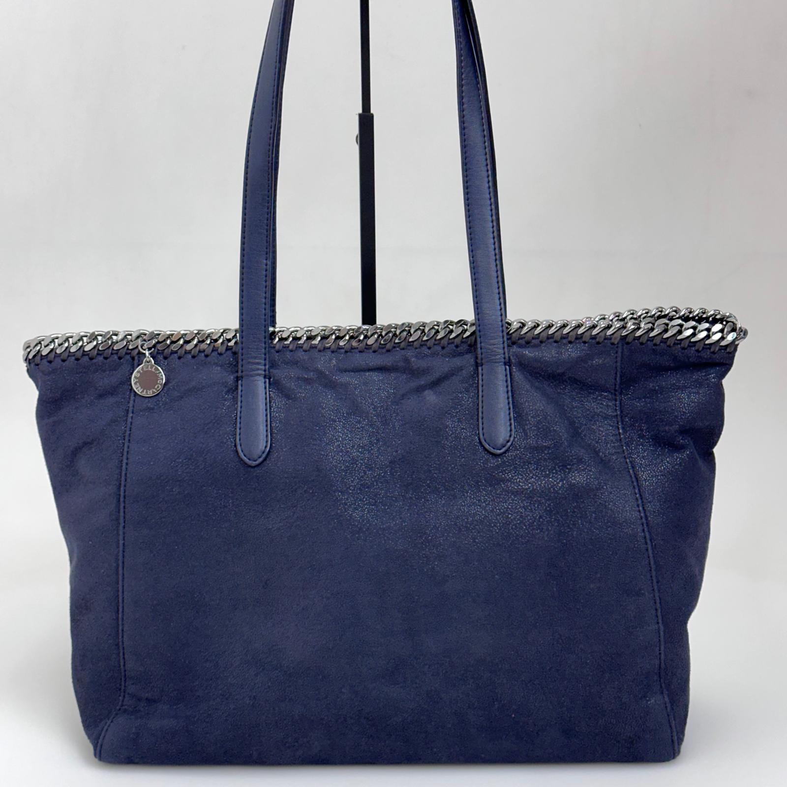 Stella McCartney Borsa Falabella Shopper Tote Blu Navy