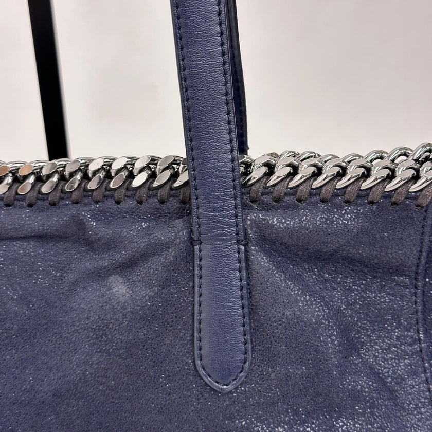 Stella McCartney Borsa Falabella Shopper Tote Blu Navy