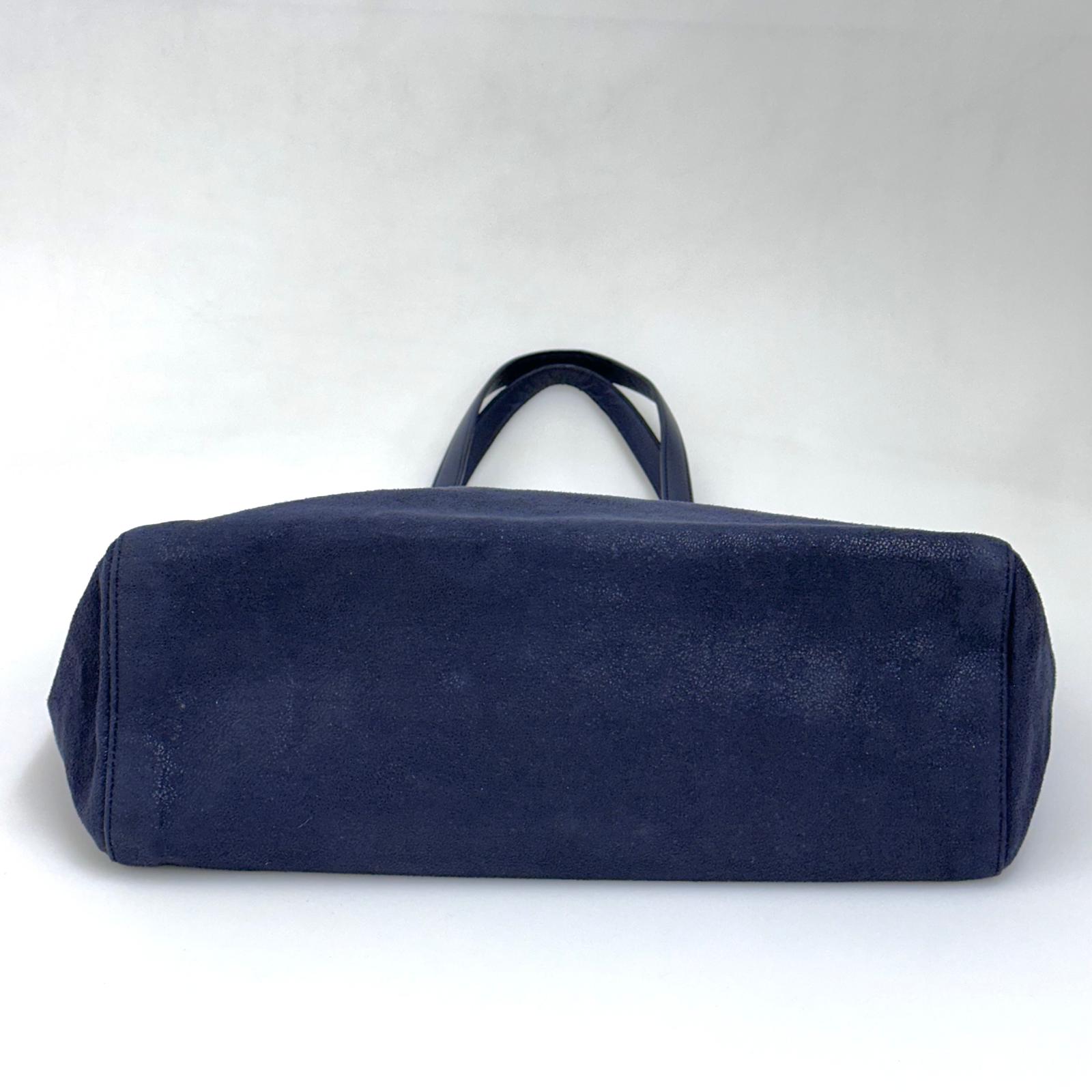 Stella McCartney Borsa Falabella Shopper Tote Blu Navy