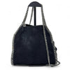 Stella McCartney Borsa a Spalla Falabella Mini Shaggy Deer Nera