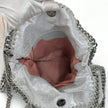 Stella McCartney Borsa a spalla Falabella Mini in eco suede argento