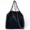 Stella McCartney Borsa a spalla Falabella Mini in eco suede nera