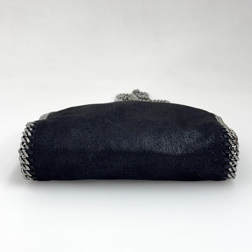 Stella McCartney Borsa a spalla Falabella Mini in eco suede nera