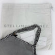 Stella McCartney Falabella Borsa a Fold Over Grigio Chiaro e Bordeaux