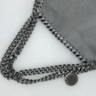 Stella McCartney Falabella Borsa a Fold Over Grigio Chiaro e Bordeaux