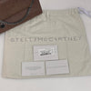 Borsa Stella McCartney Falabella Crossbody in Ecopelle Marrone con Catena Argentata
