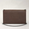 Borsa Stella McCartney Falabella Crossbody in Ecopelle Marrone con Catena Argentata