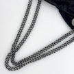 Stella McCartney Falabella Shopper Tote Nera e Ocra con Catena Argento