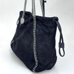 Stella McCartney Falabella Shopper Tote Nera e Ocra con Catena Argento