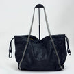 Stella McCartney Falabella Shopper Tote Nera e Ocra con Catena Argento