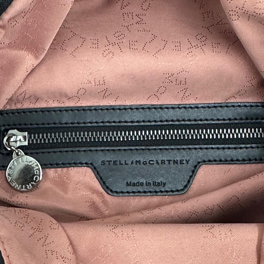 Stella McCartney zaino Falabella in Shaggy Deer nero