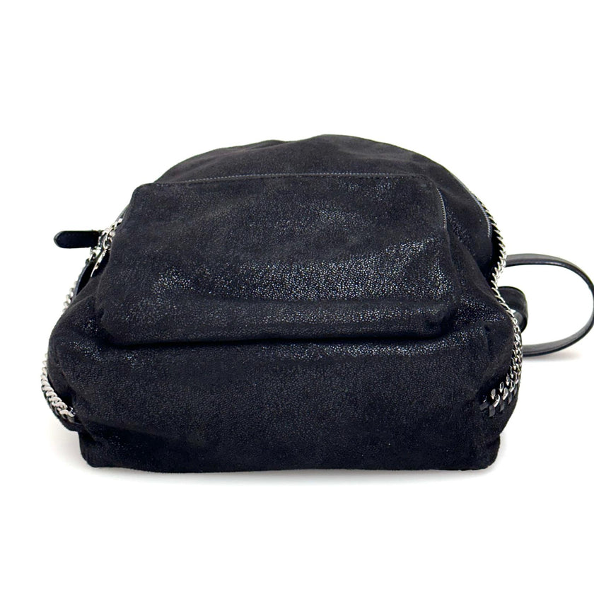 Stella McCartney zaino Falabella in Shaggy Deer nero