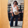 Valentino Garavani Borsa Rockstud in pelle cipria