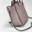 Valentino Garavani Borsa Rockstud in pelle cipria