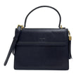 Valentino Garavani Borsa a Mano e Tracolla Pelle Martellata Nera Vintage Anni '80/'90