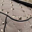 Valentino Garavani Borsa a Tracolla Rockstud Spike Media Nude Cipria