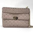 Valentino Garavani Borsa a Tracolla Rockstud Spike Media Nude Cipria