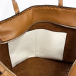 Valentino Rockstud Shopping Bag in Pelle Biscotto con Borchie