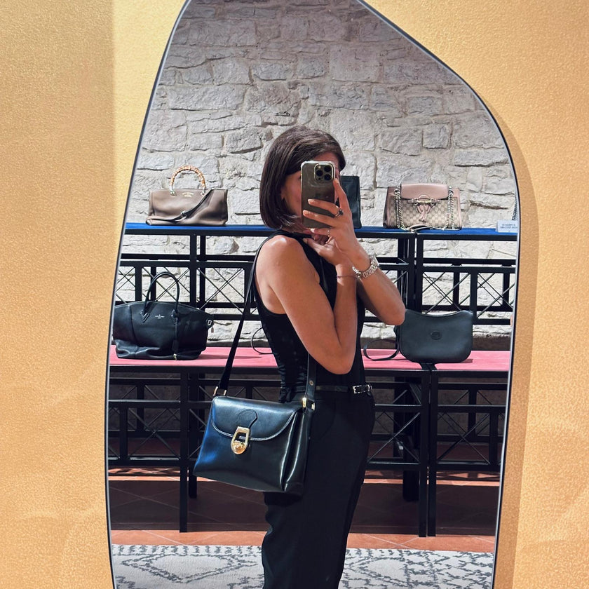 Gucci Borsa Vintage in Pelle Nera