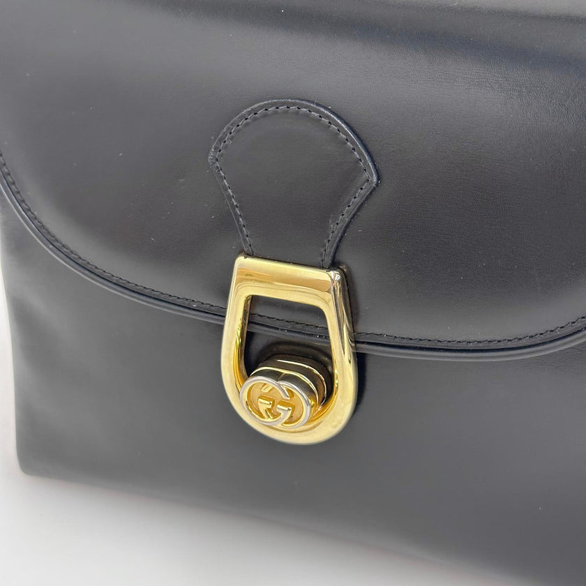 Gucci Borsa Vintage in Pelle Nera