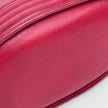 Yves Saint Laurent Borsa Secchiello Vintage in Pelle Rossa con Medaglione Dorato