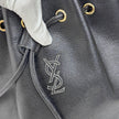 Yves Saint Laurent Borsa Vintage Bucket Nera in Pelle