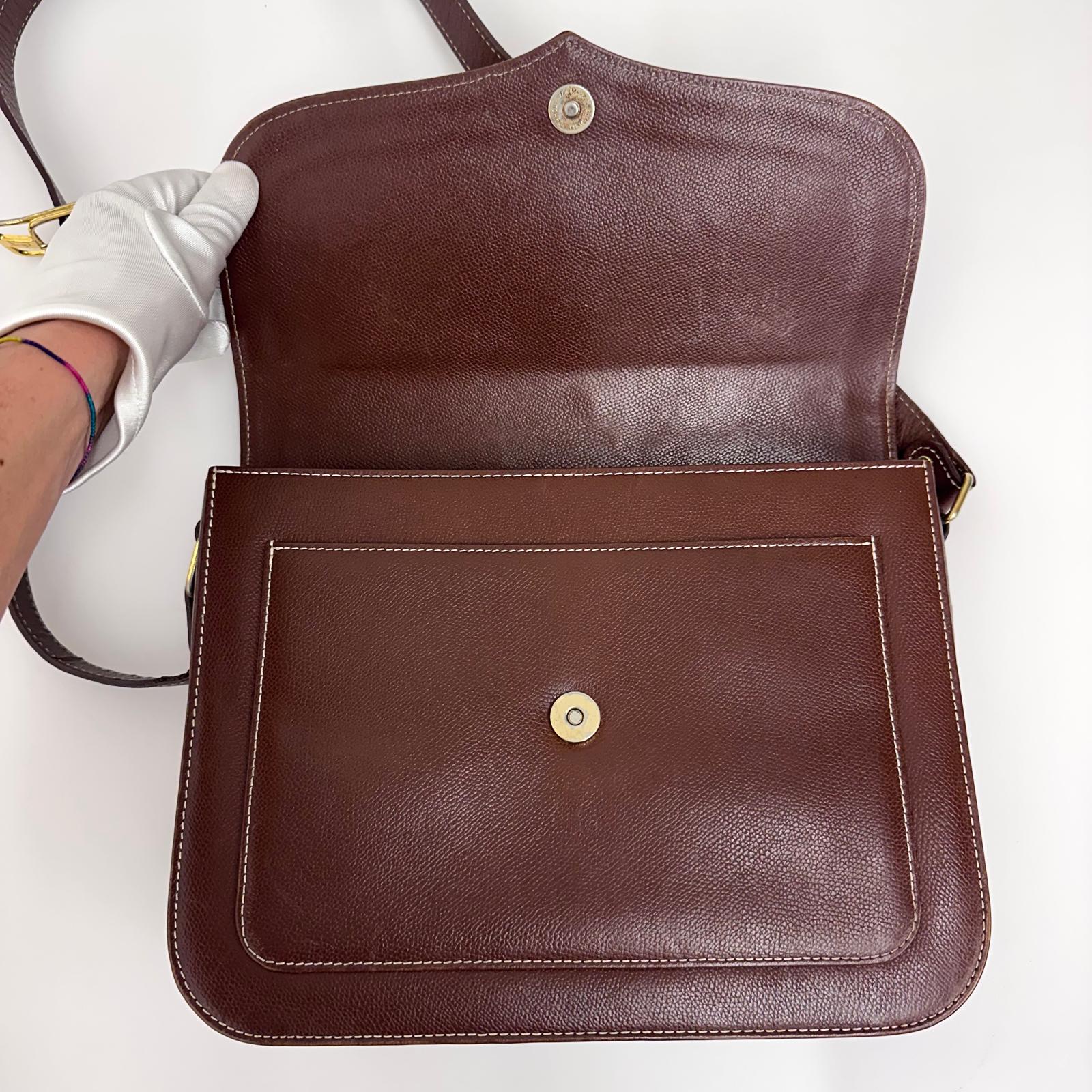 Yves Saint Laurent Borsa Vintage a Spalla in Pelle Marrone