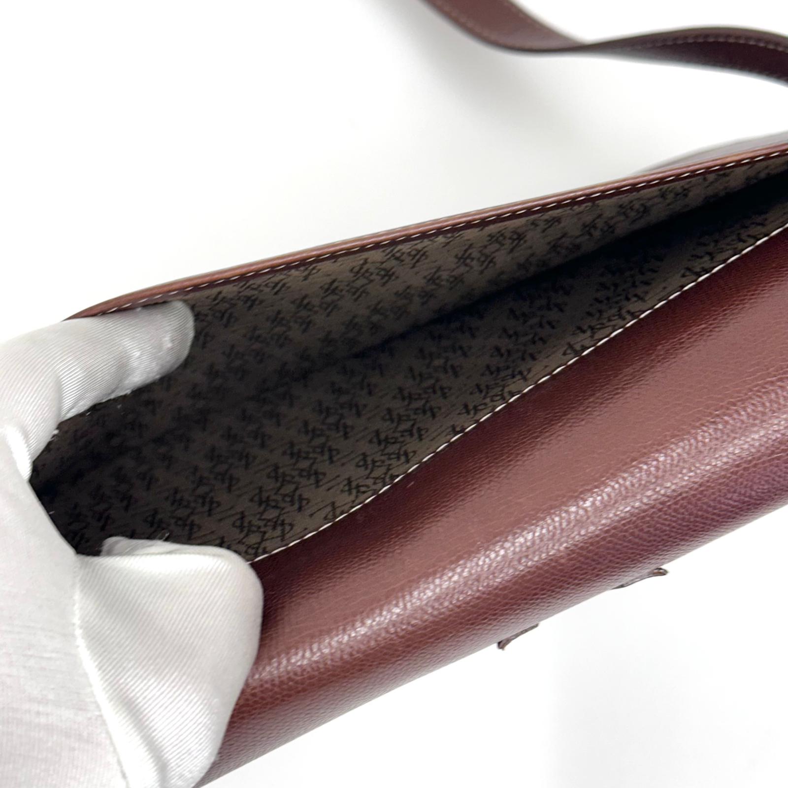 Yves Saint Laurent Borsa Vintage a Spalla in Pelle Marrone
