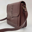 Yves Saint Laurent Borsa Vintage a Spalla in Pelle Marrone