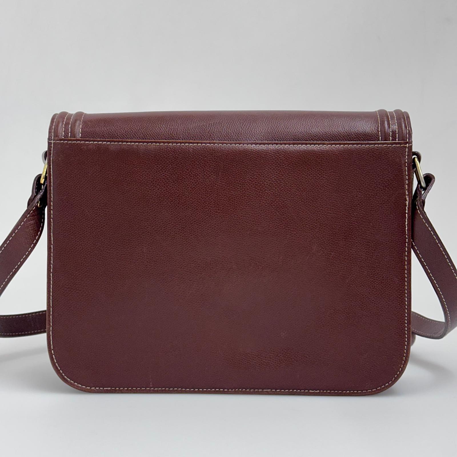 Yves Saint Laurent Borsa Vintage a Spalla in Pelle Marrone