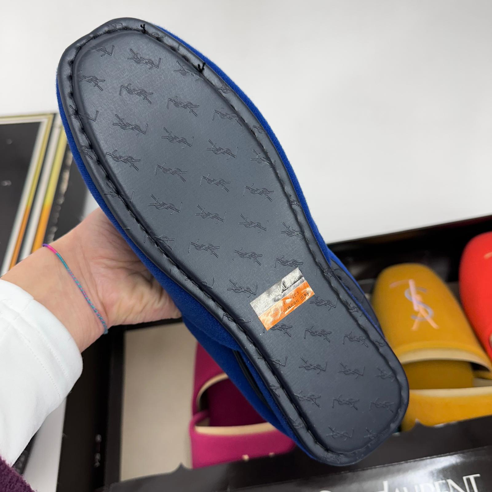 Yves Saint Laurent set pantofole multicolor – nuove – 25,5 cm