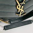 Saint Laurent borsa Lou Lou Large in pelle trapuntata verdone - Nuova
